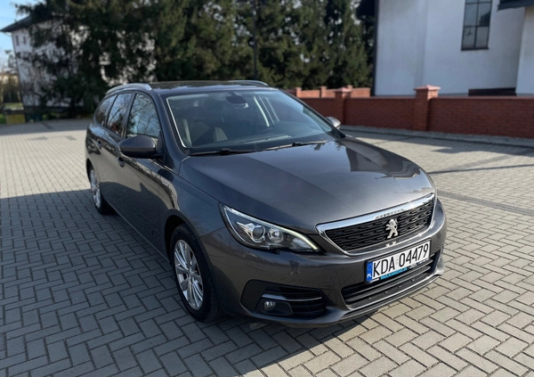 Peugeot 308 cena 41900 przebieg: 130000, rok produkcji 2018 z Grybów małe 232